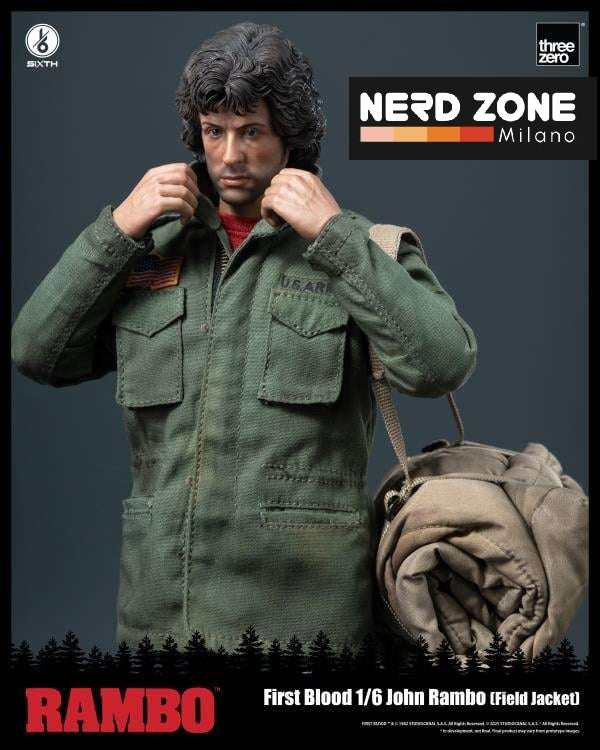 THREEZERO - Rambo First Blood John Rambo Field Jacket 1/6 Figure – NERD ...