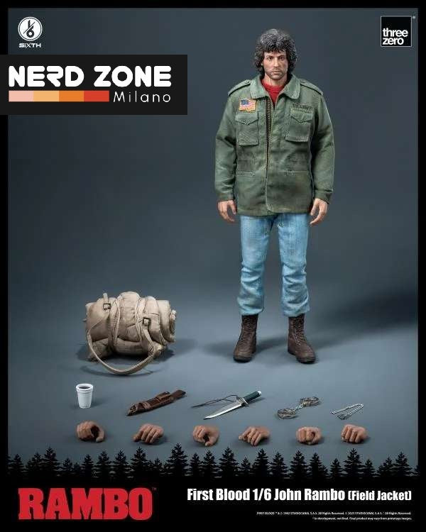 THREEZERO - Rambo First Blood John Rambo Field Jacket 1/6 Figure