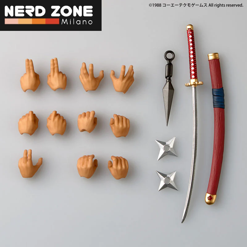 PRE ORDINE - KAIYODO - Revoltech A.y. Ninja Gaiden Ryu Hayabusa Ninja Ver. Action Figure