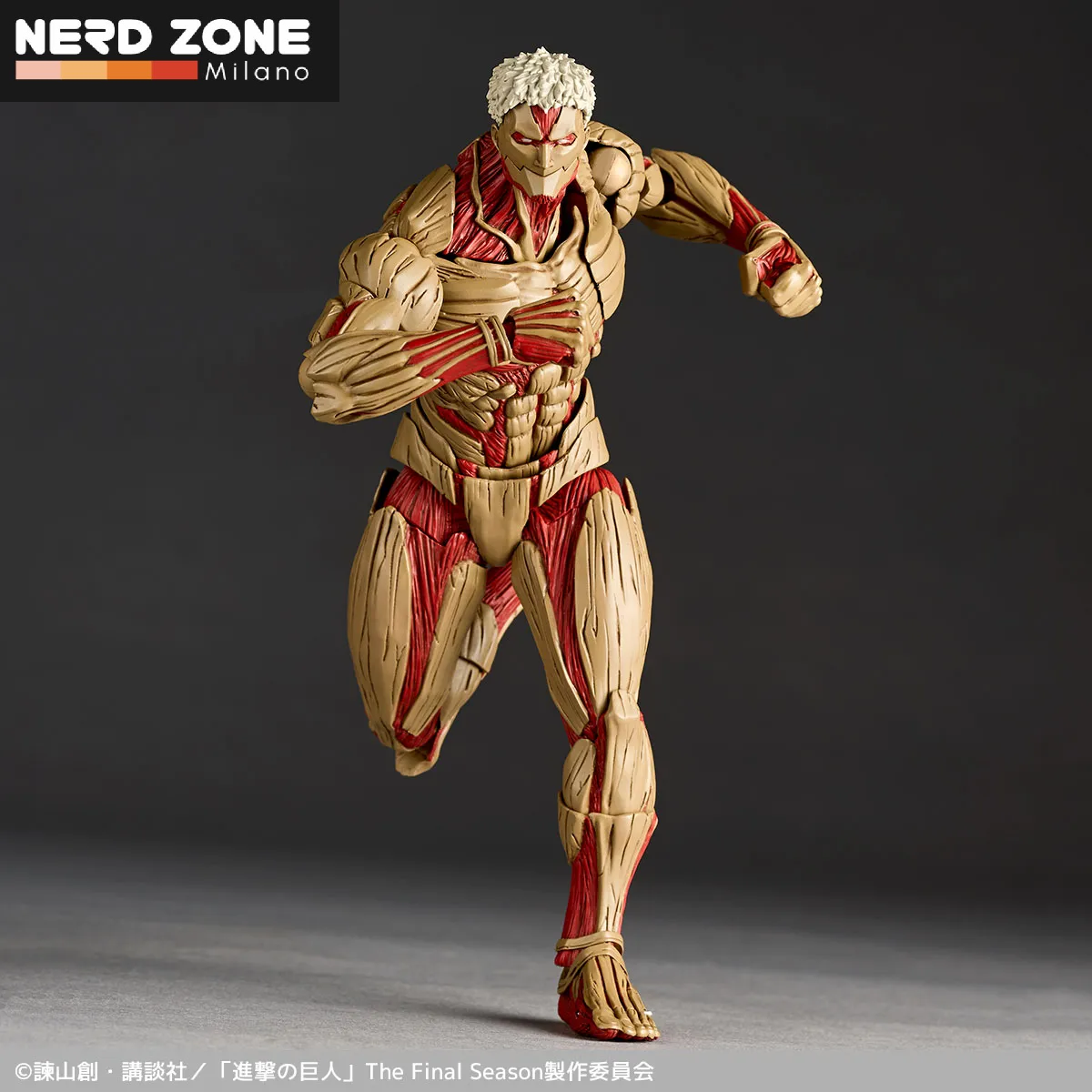 PRE ORDINE - KAIYODO - Revoltech A.y.attack On Titan Armored Titan 2027 Re-release Action Figure
