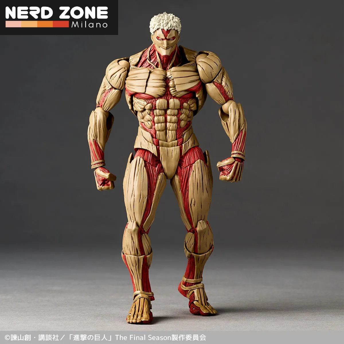 PRE ORDINE - KAIYODO - Revoltech A.y.attack On Titan Armored Titan 2027 Re-release Action Figure