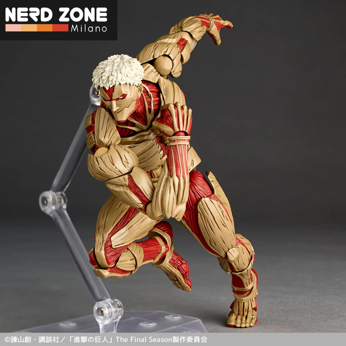 PRE ORDINE - KAIYODO - Revoltech A.y.attack On Titan Armored Titan 2027 Re-release Action Figure
