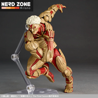 PRE ORDINE - KAIYODO - Revoltech A.y.attack On Titan Armored Titan 2027 Re-release Action Figure
