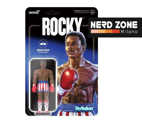 SUPER 7 - Rocky Reaction W2 Rocky I Apollo Creed Boxing