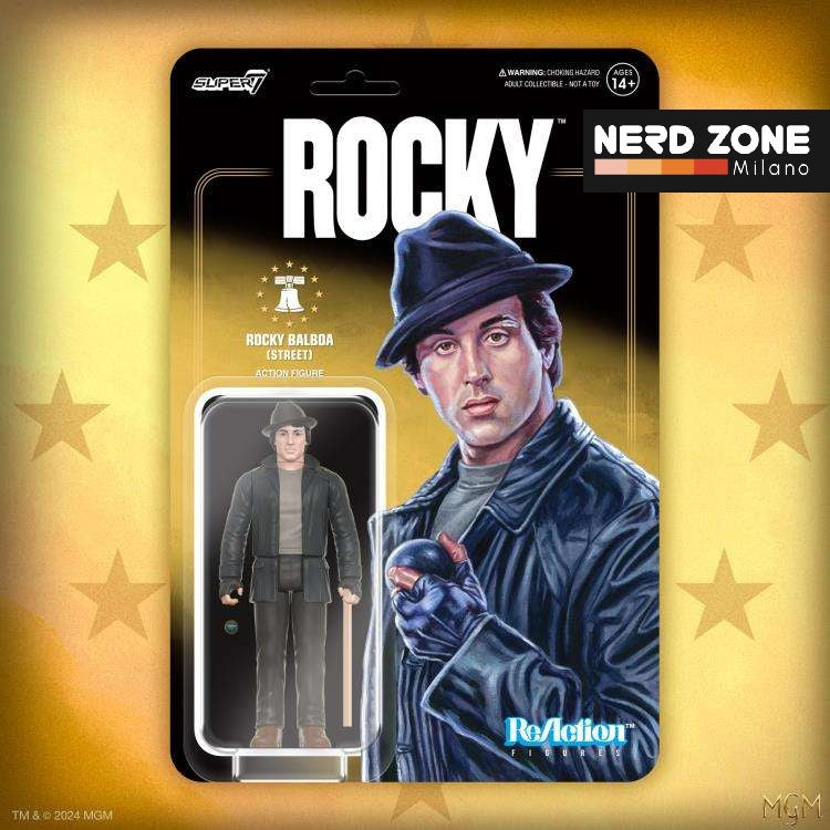 SUPER 7 - Rocky Reaction Wave 3 Rocky Street Action Figure
