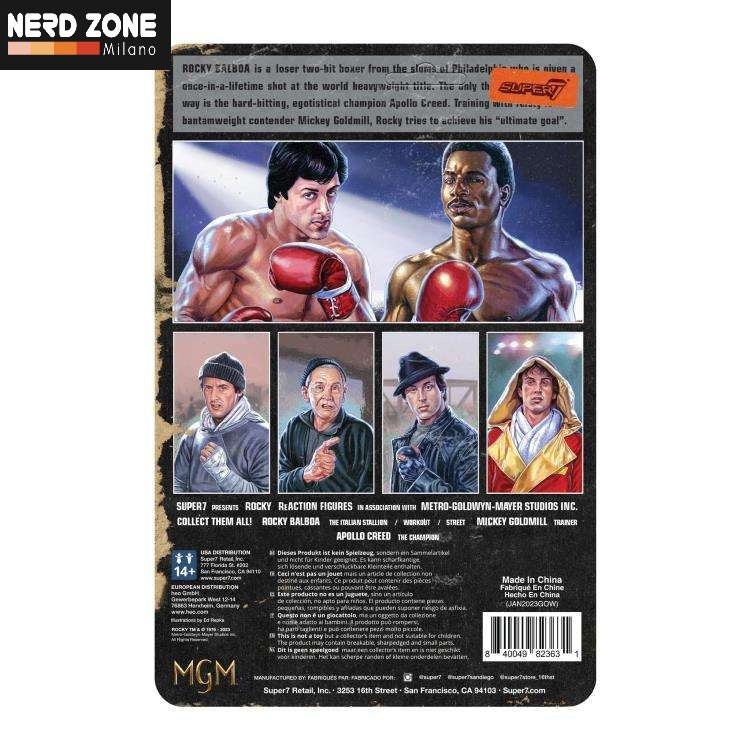 SUPER 7 - Rocky Reaction Wave 3 Rocky Street Action Figure