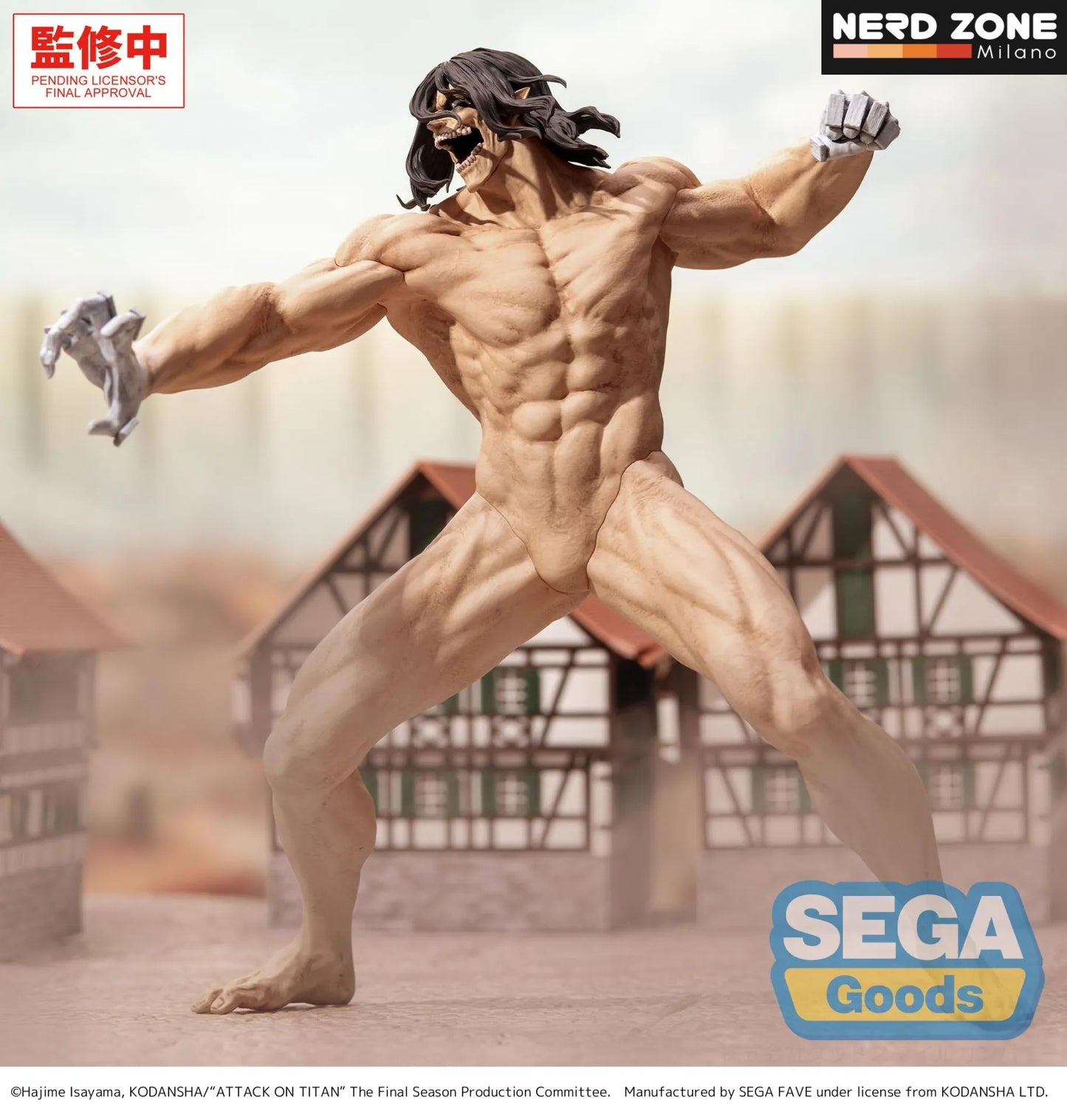 PRE ORDINE - SEGA - Attack On Titan Eren Yeager Attack Titan Gigantix Figure