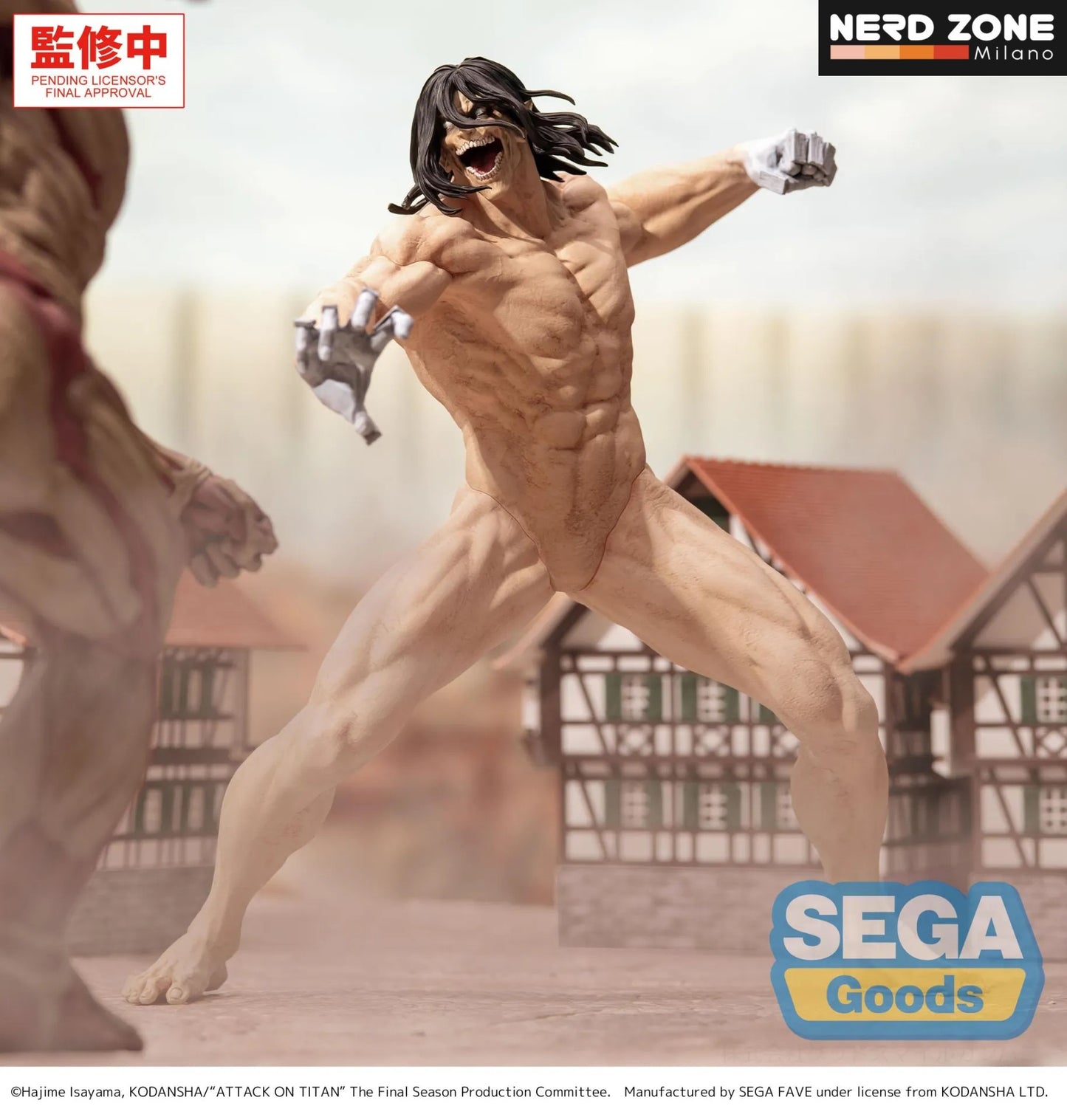 PRE ORDINE - SEGA - Attack On Titan Eren Yeager Attack Titan Gigantix Figure