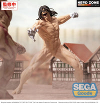 PRE ORDINE - SEGA - Attack On Titan Eren Yeager Attack Titan Gigantix Figure
