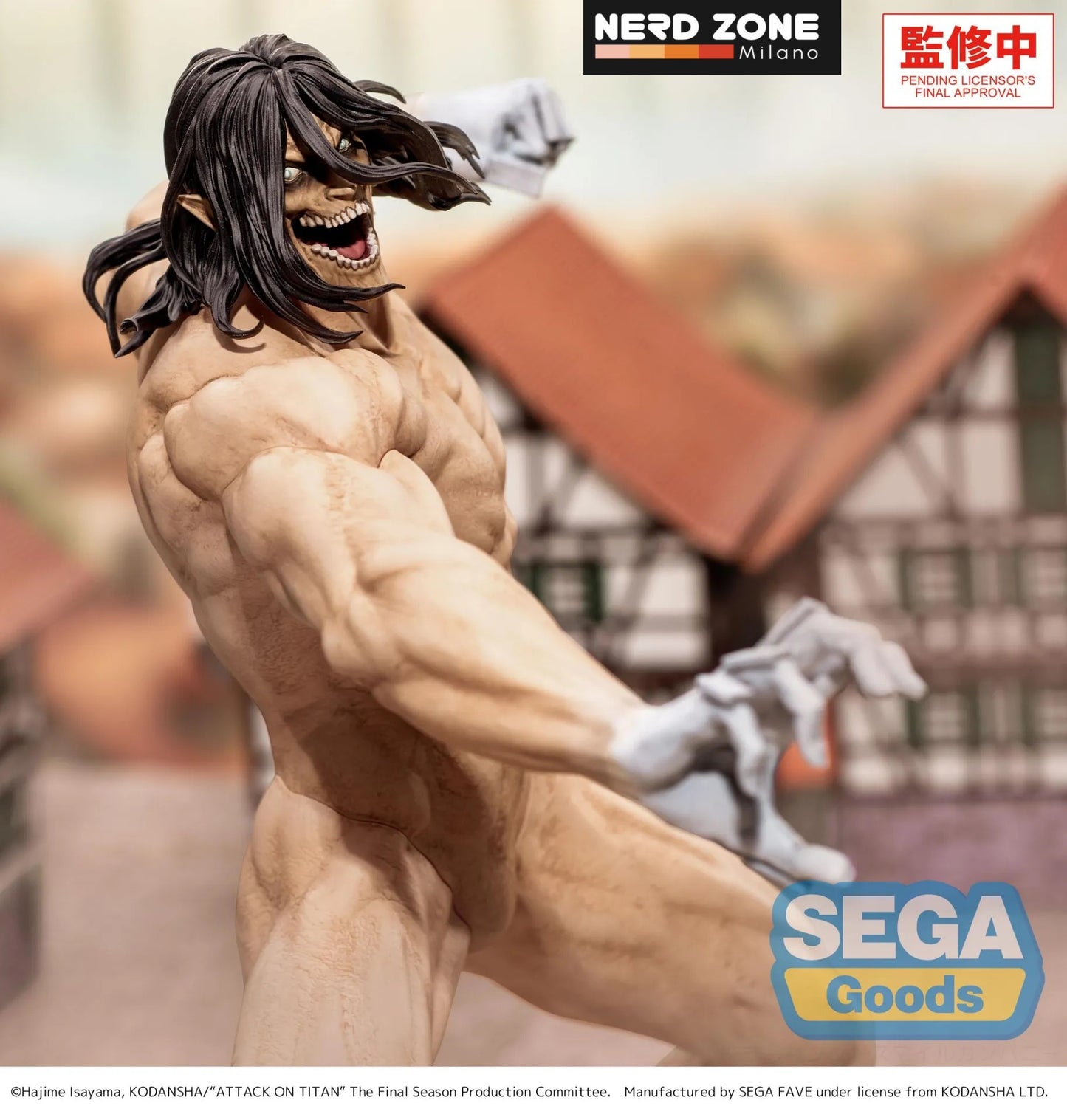 PRE ORDINE - SEGA - Attack On Titan Eren Yeager Attack Titan Gigantix Figure