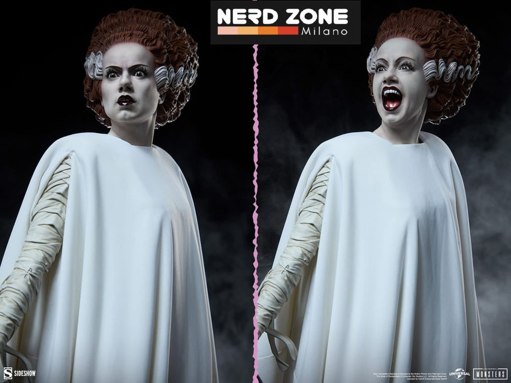 PRE ORDINE - SIDESHOW - Bride of Frankenstein Premium Format Mixed Media Statue The Bride of Frankenstein (Fabric Costume) 55 cm