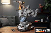 SIDESHOW - Marvel Statue Grey Hulk vs Wolverine 58 cm