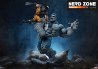 SIDESHOW - Marvel Statue Grey Hulk vs Wolverine 58 cm