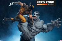 SIDESHOW - Marvel Statue Grey Hulk vs Wolverine 58 cm