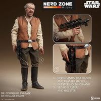 SIDESHOW - Star Wars Episode IV Scum &amp; Villainy Action Figure 1/6 Cornelius Evazan 30 cm