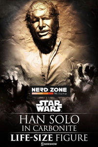 SIDESHOW - Star Wars Life-Size Statue Han Solo in Carbonite 231 cm