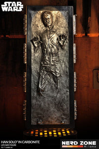SIDESHOW - Star Wars Life-Size Statue Han Solo in Carbonite 231 cm