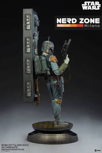 SIDESHOW - Star Wars Premium Format Statue Boba Fett and Han Solo in Carbonite 70 cm