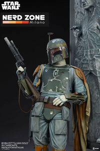 SIDESHOW - Star Wars Premium Format Statue Boba Fett and Han Solo in Carbonite 70 cm