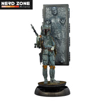 SIDESHOW - Star Wars Premium Format Statue Boba Fett and Han Solo in Carbonite 70 cm