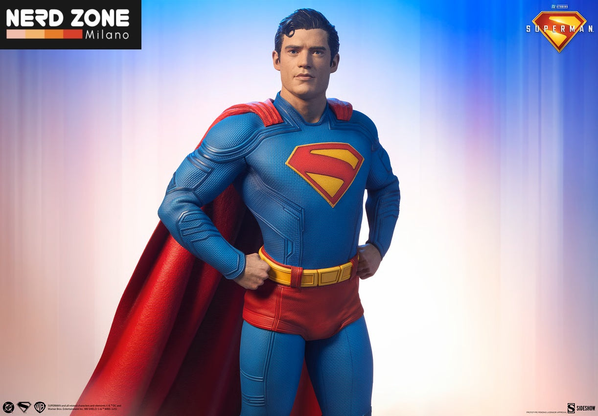 SIDESHOW - Superman (2025) Premium Format Statues Superman 61 cm & Krypto 23 cm Bundle (2)