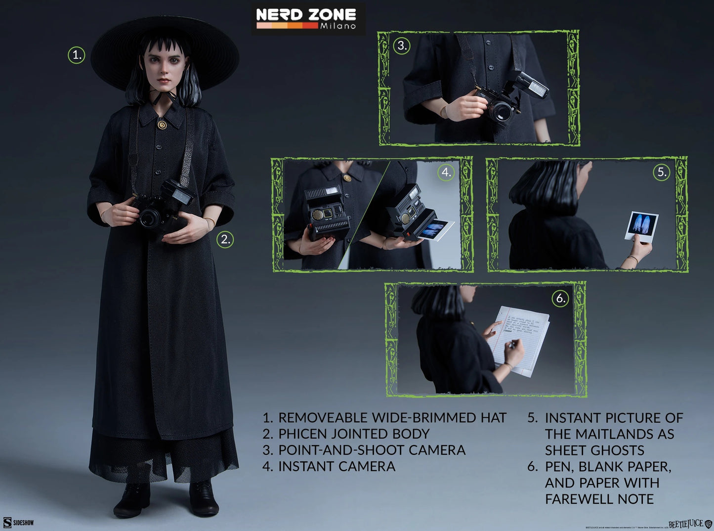 PRE ORDINE - SIDESHOW Lydia Deetz 1/6 Scale Figure
