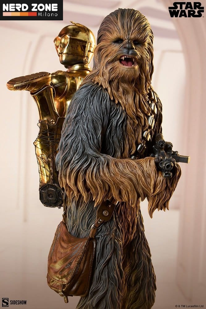 PRE ORDINE - Star Wars Premium Format Figure Chewbacca and C-3PO 63 cm