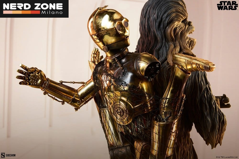 PRE ORDINE - Star Wars Premium Format Figure Chewbacca and C-3PO 63 cm