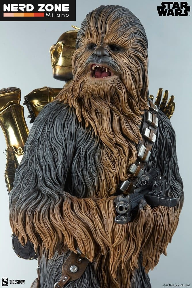 PRE ORDINE - Star Wars Premium Format Figure Chewbacca and C-3PO 63 cm