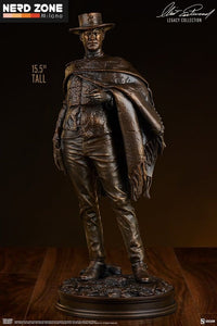 PRE ORDINE - SIDESHOW The Good, The Bad and the Ugly Statue The Man with No Name (Faux Bronze) 39 cm