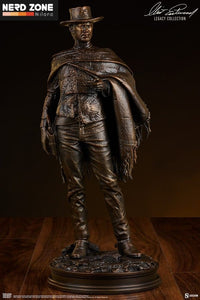 PRE ORDINE - SIDESHOW The Good, The Bad and the Ugly Statue The Man with No Name (Faux Bronze) 39 cm