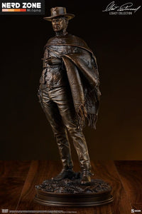 PRE ORDINE - SIDESHOW The Good, The Bad and the Ugly Statue The Man with No Name (Faux Bronze) 39 cm