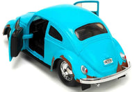 SIMBA TOYS - Lilo &amp; Stitch - 1959 volkswagen beetle die-cast model + character 1:32 scale 