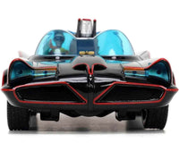 SIMBA TOYS - Batman 1966 - Batmobile With Batman, Robin, Joker &amp; The Penguin - 1:24 Die-cast Model Deluxe Edition