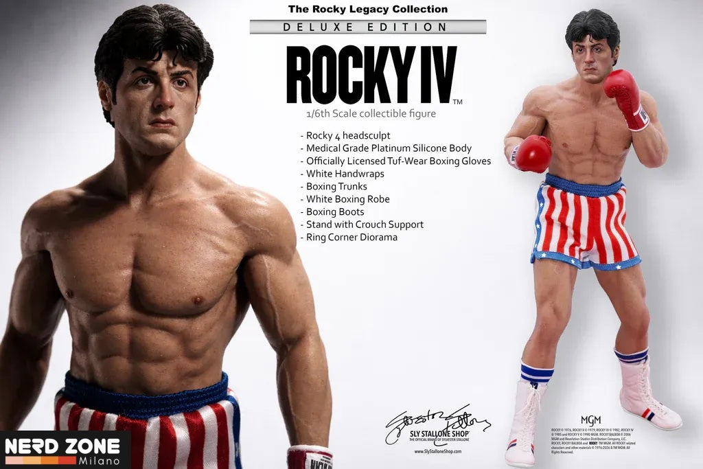 PRE ORDINE - SLY STALLONE SHOP - Rocky 4 Deluxe Edition 1/6 Scale Action Figure