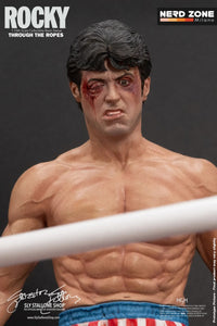 PRE ORDINE - SLY STALLONE SHOP - Rocky Over Drago Through The Ropes 1/10 Statue