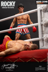 PRE ORDINE - SLY STALLONE SHOP - Rocky Over Drago Through The Ropes 1/10 Statue