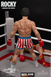 PRE ORDINE - SLY STALLONE SHOP - Rocky Over Drago Through The Ropes 1/10 Statue