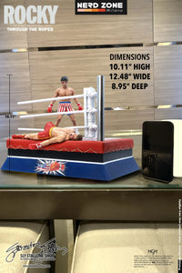 PRE ORDINE - SLY STALLONE SHOP - Rocky Over Drago Through The Ropes 1/10 Statue