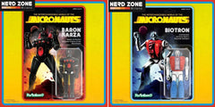 SUPER 7 - Micronauts W01 Biotron & W01 Baron Karza Reaction+ Figure SET