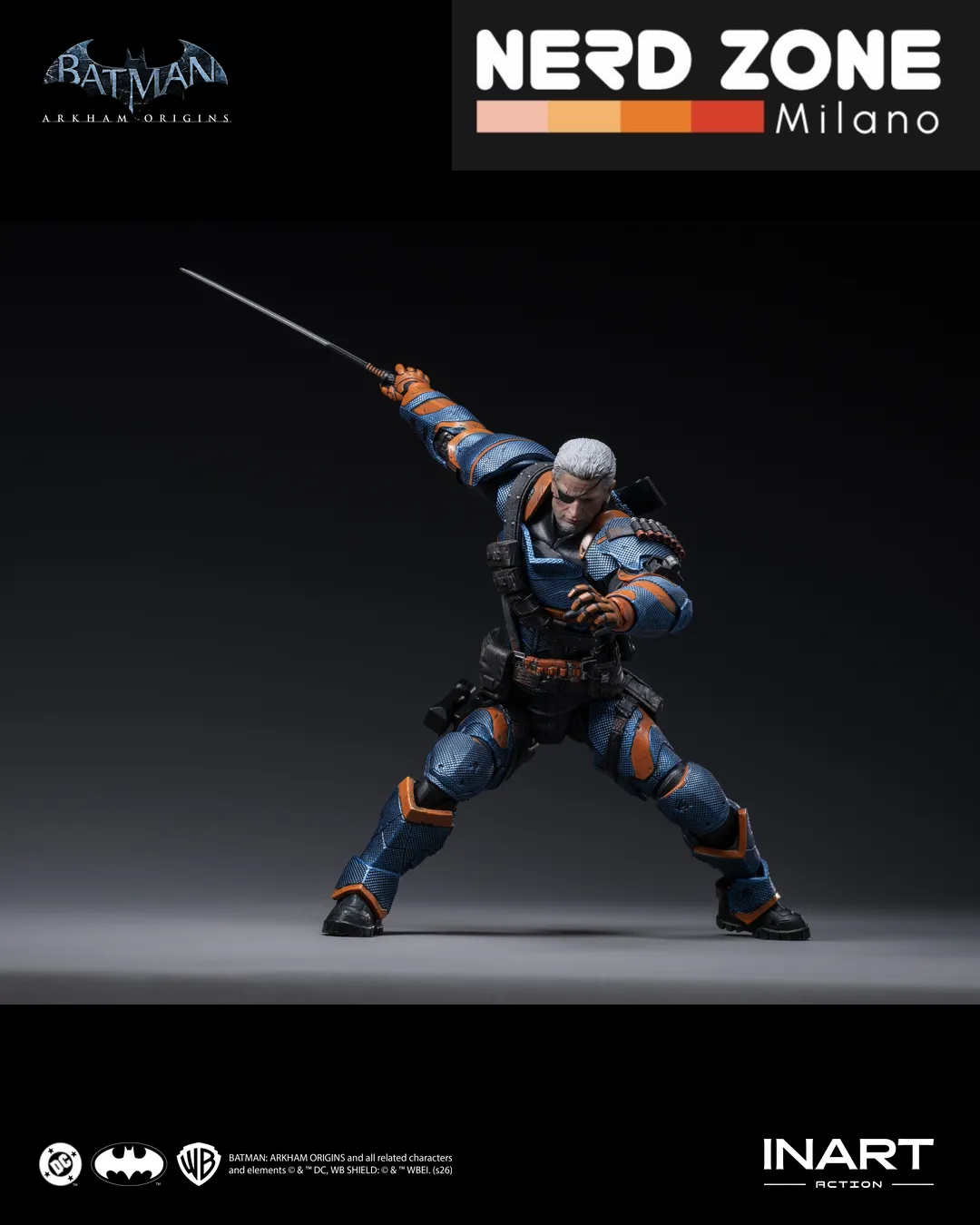 PRE ORDINE - INART Batman Arkham Origins Deathstroke 1/12 Action Figure