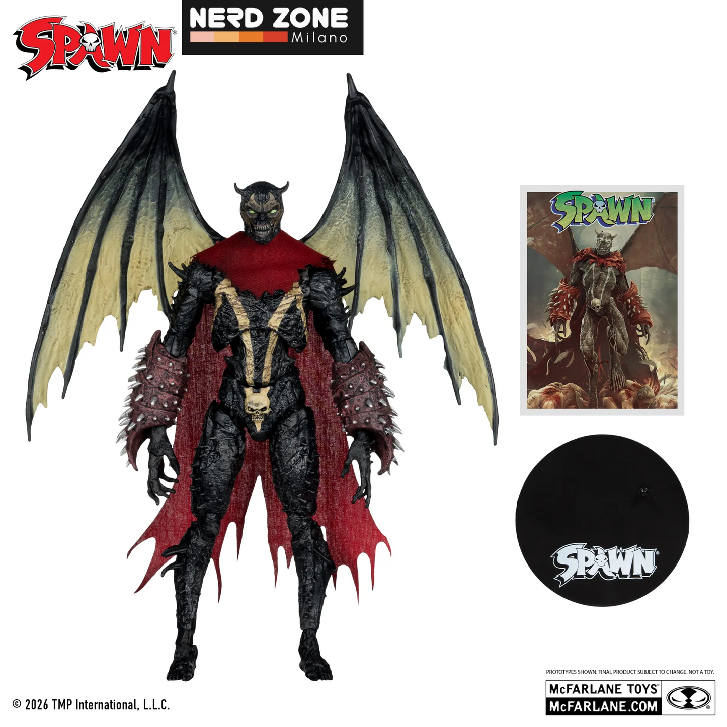 PRE ORDINE - McFARLANE TOYS 2025 - Spawn 7inch Wave 9 Classic Nightmare Spawn Action Figure