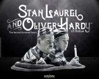 INFINITE STATUES Stan Laurel &amp; Oliver Hardy 1/3 statues