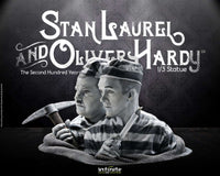 INFINITE STATUES Stan Laurel &amp; Oliver Hardy 1/3 statues