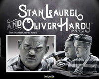 INFINITE STATUES Stan Laurel &amp; Oliver Hardy 1/3 statues