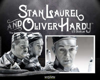 INFINITE STATUES Stan Laurel &amp; Oliver Hardy 1/3 statues