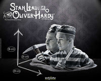 INFINITE STATUES Stan Laurel &amp; Oliver Hardy 1/3 statues