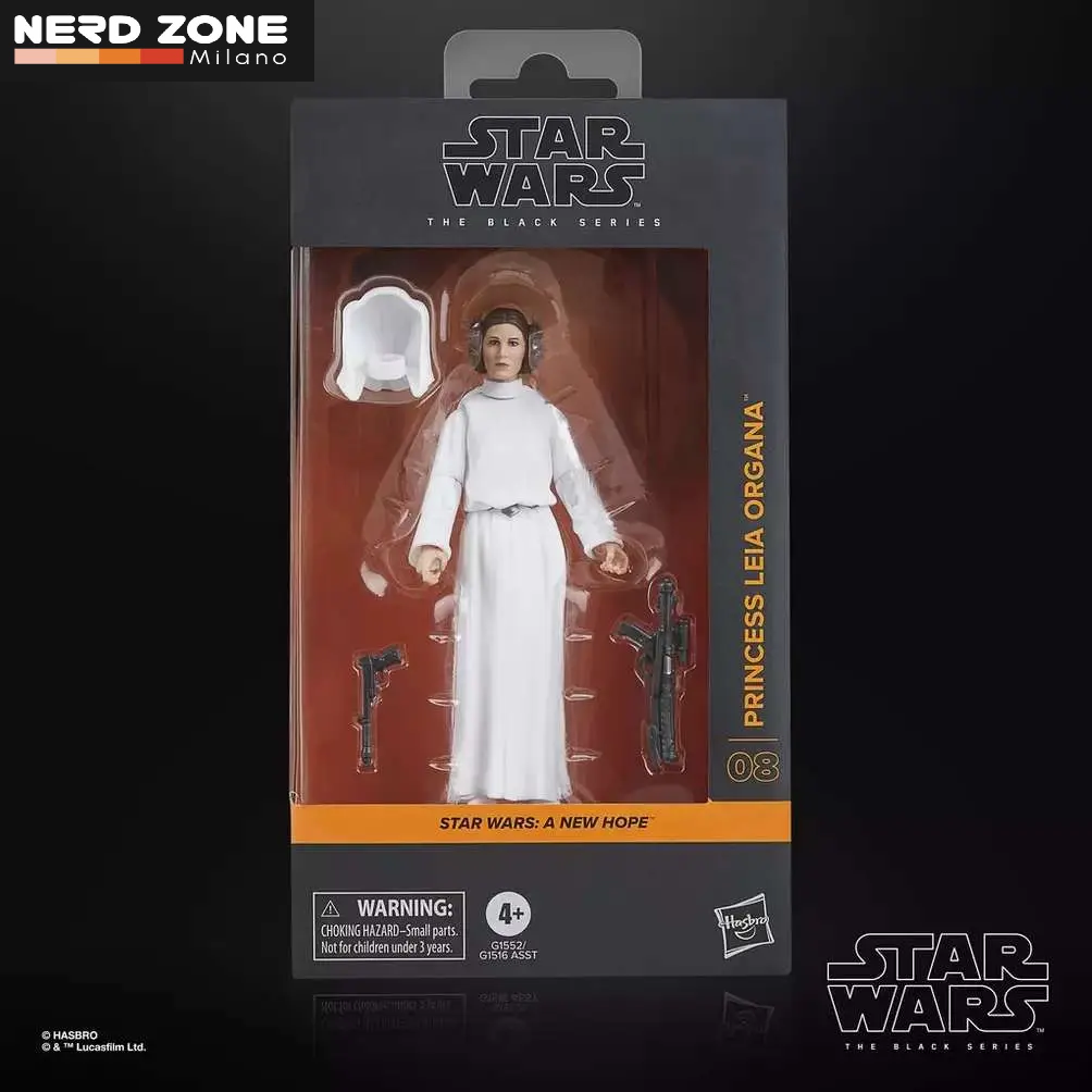 PRE ORDINE - HASBRO - STAR WARS Black Series A New Hope Princess Leia Organa Action Figure