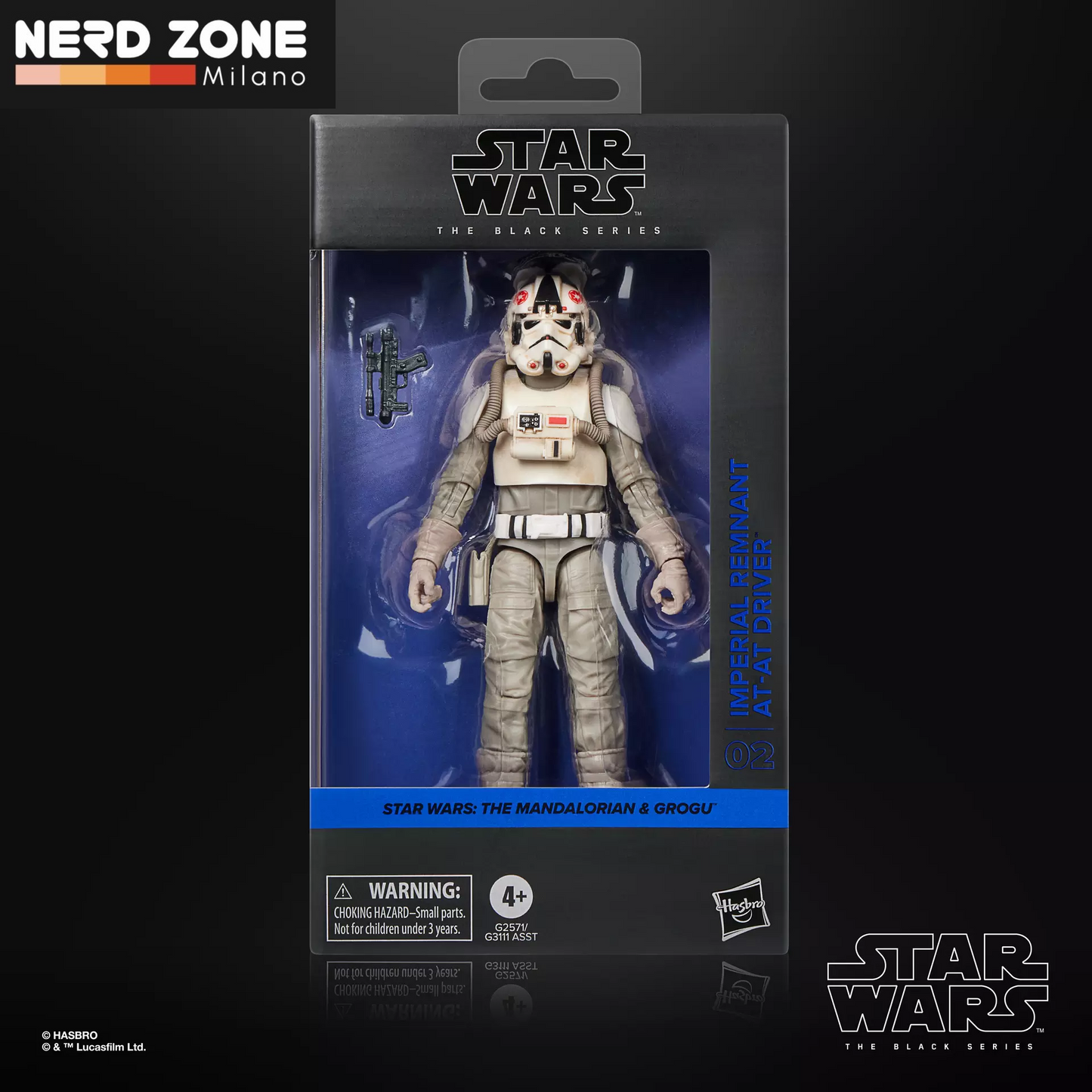 PRE ORDINE - HASBRO - Star Wars Black Series The Mandalorian And Grogu Imperial Remnant At-at Driver Action Figure