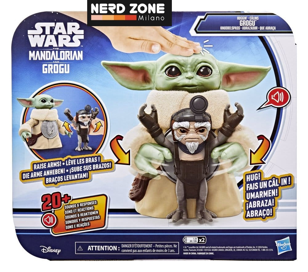 HASBRO - Star Wars The Mandalorian And Grogu Huggin Grogu